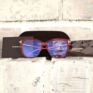 ♥️NEW Tom Ford Red Blue Block Glasses♥️